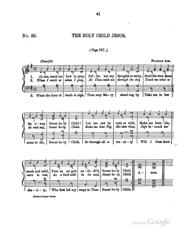 Crown of Jesus Music, 1864
